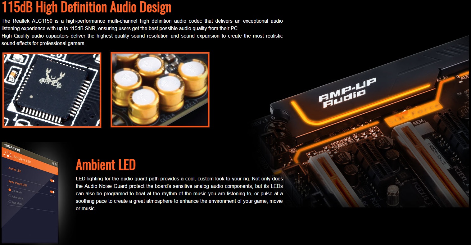 ALC1150 e Ambient LED