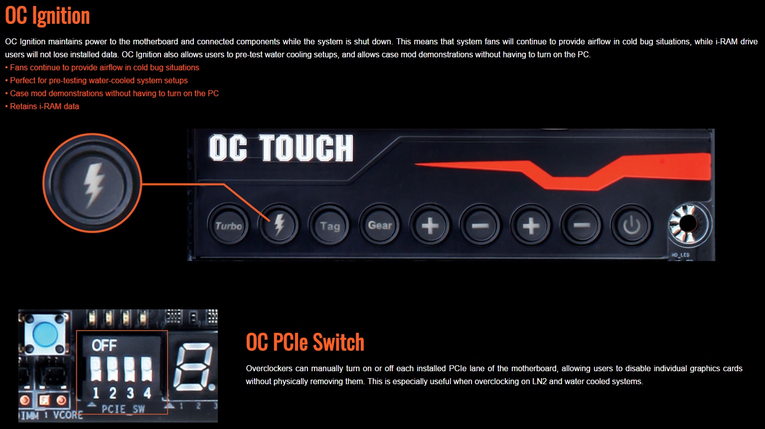 OC Ignition e PCIe Switch